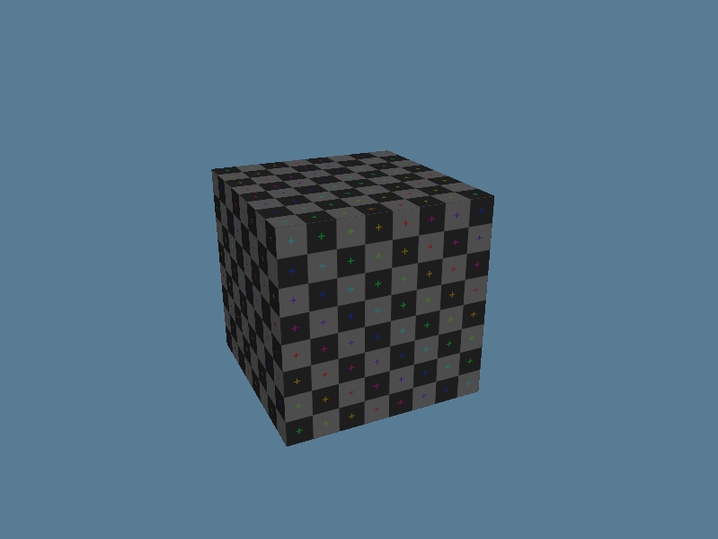 image of rendered cube